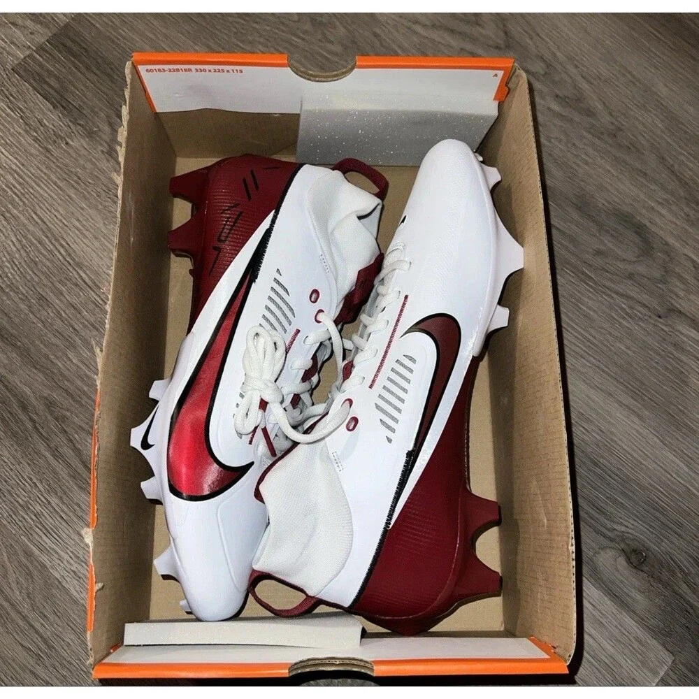 Mens Size 11.5 Nike Vapor Edge Pro 360 2 TB P Football Cleats FN7759-111 Crimson